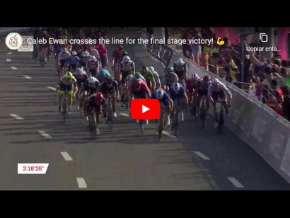 Tour de los Emiratos 2021: Vídeo del último kilómetro de la etapa 7