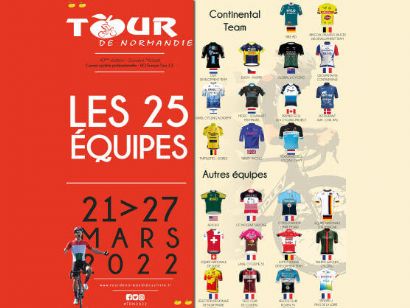 Listado oficial de ciclistas inscritos en el Tour de Normandía 2022