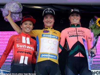 Marianne Vos, sin rival en la Vuelta a Noruega. Tres etapas y la general final