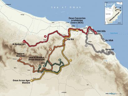 El Tour de Omán presenta un recorrido diverso y anuncia participación [Etapas y perfiles]