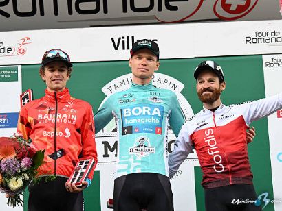 Aleksandr Vlásov gana el Tour de Romandía tras volar en la crono final