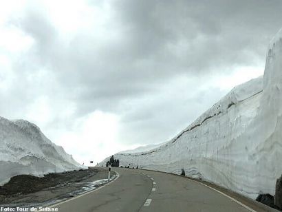 Tour de Suiza: La nieve obliga a modificar el recorrido de la etapa reina