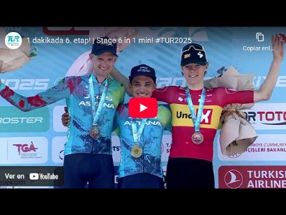 Vídeo resumen de la 6ª etapa del Tour de Turquía 2025