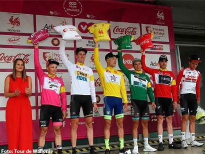 Listado oficial de ciclistas inscritos en el Tour de Valonia 2020