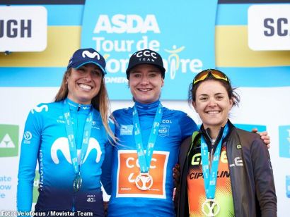 Mavi García, segunda en la segunda etapa del Tour de Yorkshire que gana Marianne Vos