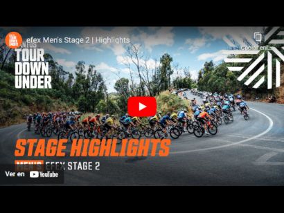 Tour Down Under 2024: Vdeo resumen de la segunda etapa
