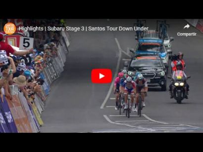 Tour Down Under: Vdeo resumen de la etapa 3