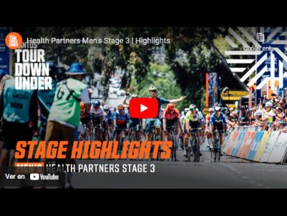 Tour Down Under 2024: Vdeo resumen de la tercera etapa
