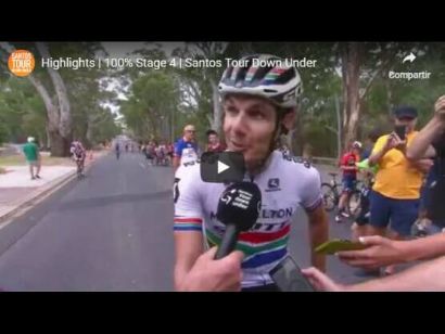 Tour Down Under: Vdeo resumen de la etapa 4