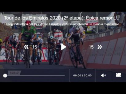 Tour de los Emiratos 2020: Vídeo del último kilómetro de la etapa 2