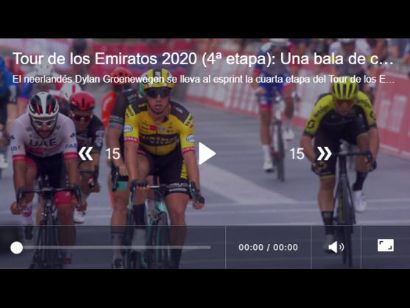 Tour de los Emiratos 2020: Vídeo del último kilómetro de la etapa 4