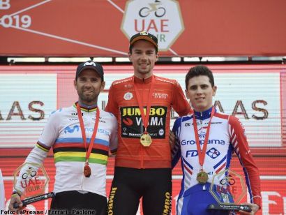 Roglic se lleva el Tour de los Emiratos con Valverde segundo, Bennett gana la última etapa