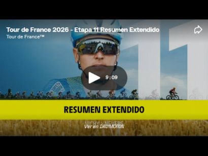 V�deo resumen de la 11� etapa del Tour de Francia 2026