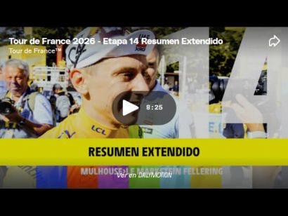 V�deo resumen de la 14� etapa del Tour de Francia 2026