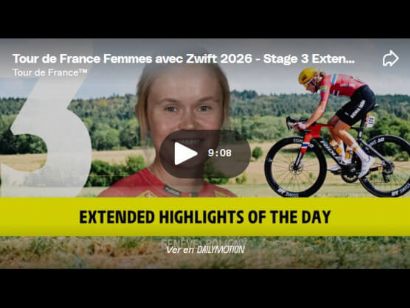 V�deo resumen de la 3� etapa del Tour de Francia Femenino 2026