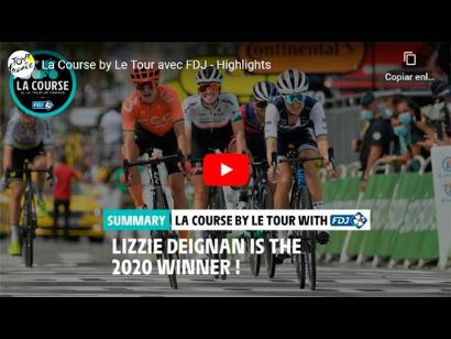 Vídeo resumen de La Course by Le Tour de France 2020
