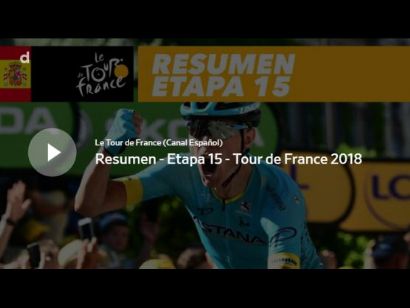 Tour de Francia: Vídeo resumen de la etapa 15