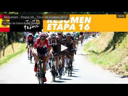 Tour de Francia: Vídeo resumen de la etapa 16 del Tour