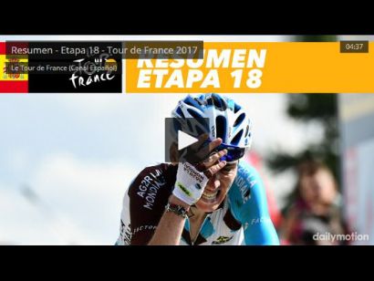 Tour de Francia: Vídeo resumen de la etapa 18 del Tour