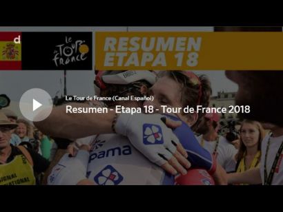 Tour de Francia: Vídeo resumen de la etapa 18