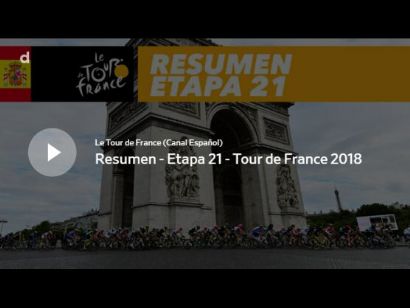 Tour de Francia: Vídeo resumen de la etapa 21