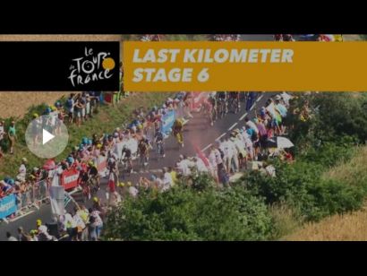 Tour de Francia: Vídeo del último kilómetro de la etapa 6