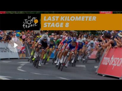 Tour de Francia: Vídeo del último kilómetro de la etapa 8