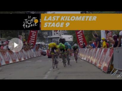 Tour de Francia: Vídeo del último kilómetro de la etapa 9
