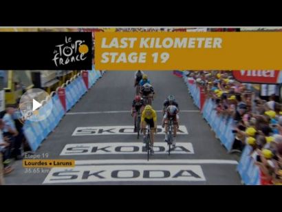 Tour de Francia: Vídeo del último kilómetro de la etapa 19