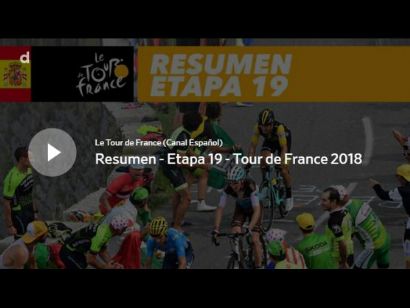 Tour de Francia: Vídeo resumen de la etapa 19