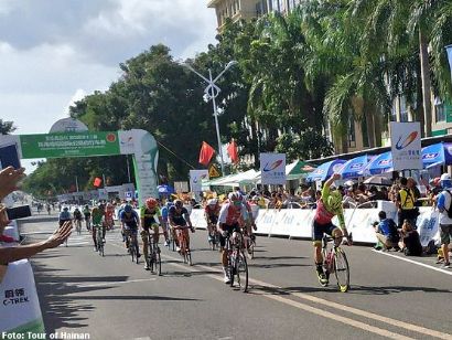 Jakub Mareczko, primer líder del Tour de Hainan 2018