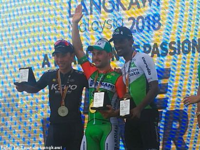 Tour de Langkawi: Guardini gana la primera etapa, su primer triunfo en dos años