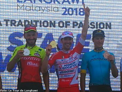 Tour de Langkawi: Manuel Belletti gana al sprint y Artem Ovechkin sigue líder
