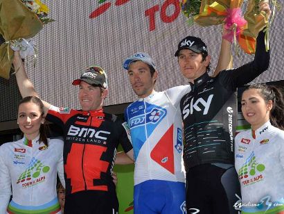 Geraint Thomas se lleva el Tour de los Alpes y Thibaut Pinot la última etapa