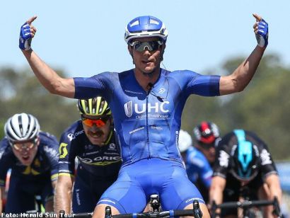 Herald Sun Tour: Travis McCabe se impone en la tercera y Damien Howson sigue líder