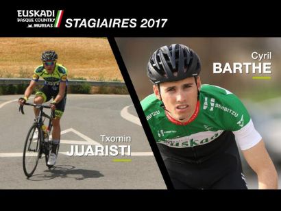 Cyril Barthe y Txomin Juaristi, a prueba con el Euskadi-Murias en la Vuelta a Portugal