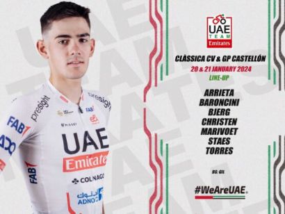 El equipo UAE Emirates arranca su campaña europea en la Clàssica Comunitat Valenciana