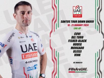 UAE Emirates arranca la temporada en el Tour Down Under buscando revalidar el ttulo