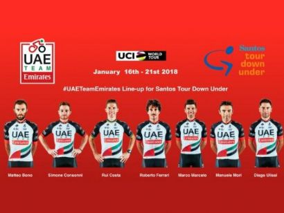 Rui Costa y Diego Ulissi lideran el UAE Emirates en el Tour Down Under