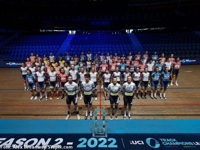 Sebastián Mora y Tania Calvo brillan en la UCI Track Champions League de Palma
