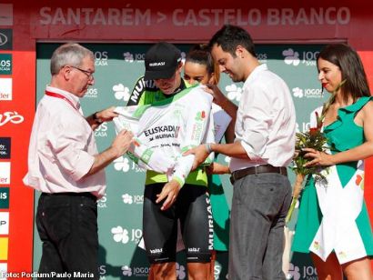 Vuelta a Portugal: Urko Berrade, a 2 segundos de ser el mejor joven: "Contento con el rendimiento"