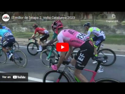 Volta a Catalunya 2023: Vídeo resumen de la segunda etapa