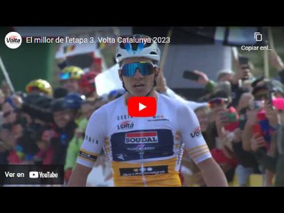 Volta a Catalunya 2023: Vídeo resumen de la tercera etapa