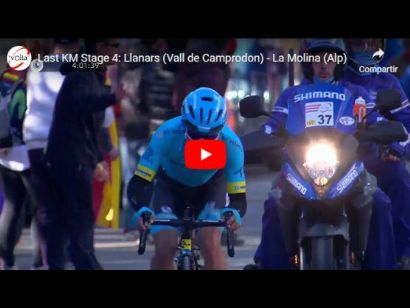 Volta a Catalunya 2019: Vídeo del último kilómetro de la etapa 4
