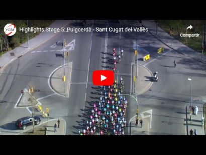 Volta a Catalunya 2019: Vídeo resumen de la etapa 5
