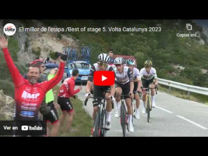 Volta a Catalunya 2023: Vídeo resumen de la quinta etapa