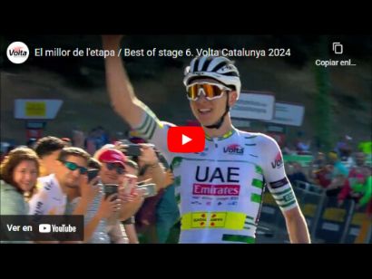 Volta a Catalunya 2024: Vídeo resumen de la sexta etapa
