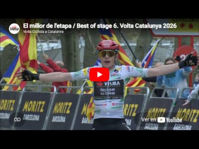 V�deo resumen de la 6� etapa de la Volta a Catalunya 2026