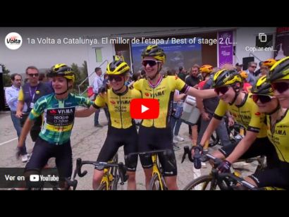 Volta a Catalunya Femenina 2024: Vídeo resumen de la 2ª etapa