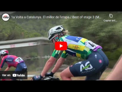 Volta a Catalunya Femenina 2024: Vídeo resumen de la 3ª etapa